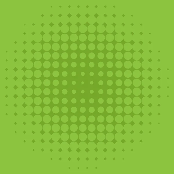 Bakgrund mall design med gröna prickar — Stock vektor