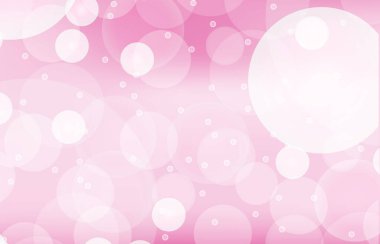 Pembe baloncuklu arkaplan şablonu