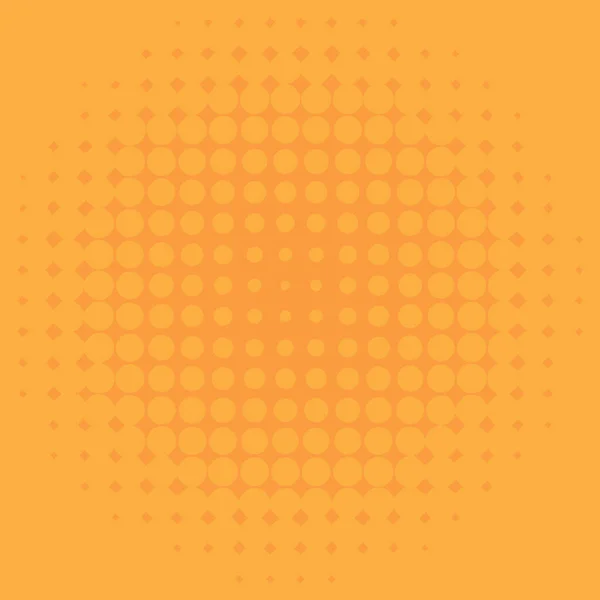 Background template design with yellow dots — ストックベクタ