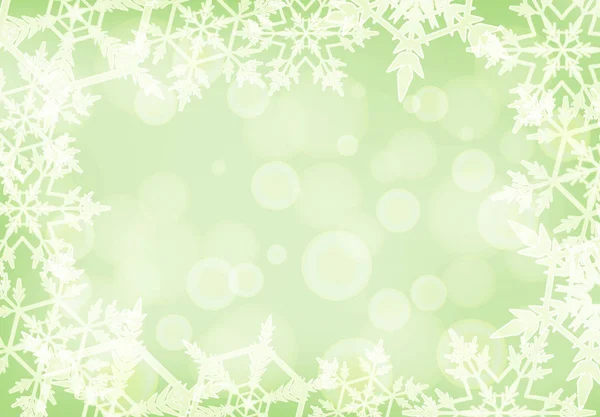 Background design with snowflake patterns — Stock vektor
