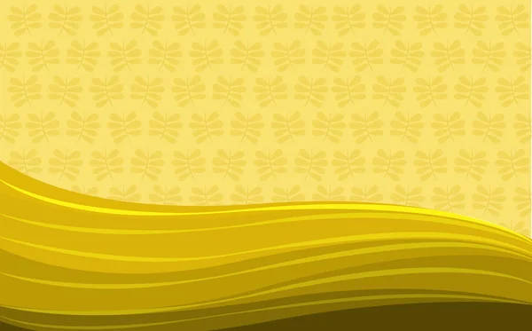 Hintergrund-Design mit abstrakten Mustern in gelb — Stockvektor