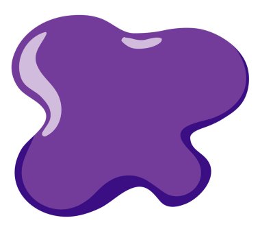 İzole edilmiş arkaplanda mor renk sıçraması