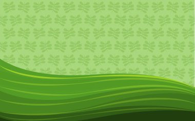 Yeşil soyut desenli arkaplan tasarımı
