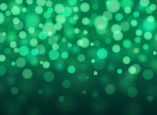 Hintergrundvorlage Design mit grünen Lichtern — Stockvektor