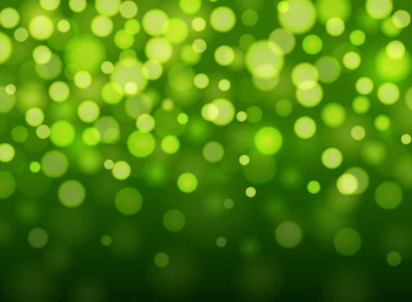Konstrukcja szablonu tła z zielonymi światłami — Wektor stockowy