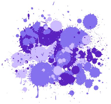 Beyaz arkaplan resimlerinde suluboya ile mor renkte arkaplan tasarımı