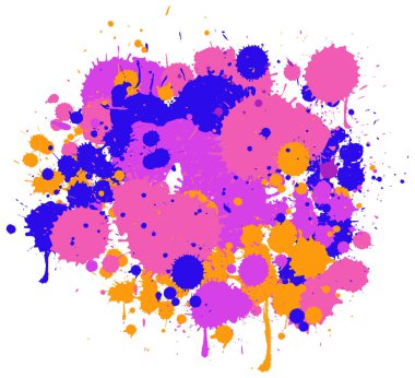 Beyaz arkaplan illüstrasyonunda suluboya renkli arkaplan tasarımı