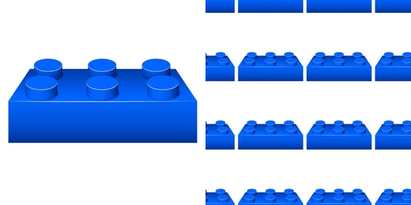 Απρόσκοπτη Σχεδίαση Φόντου Μπλε Εικόνα Μπλοκ — Διανυσματικό Αρχείο