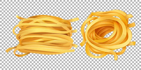 Rollos Pasta Sobre Fondo Transparente Ilustración — Vector de stock