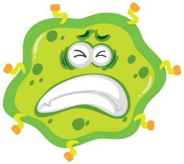 Yüz tanıtımında ifade olan tek bir virüs hücresi