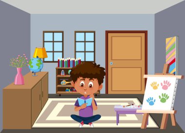 Corona virüsü yaymaktan kaçınmak için evde kal.