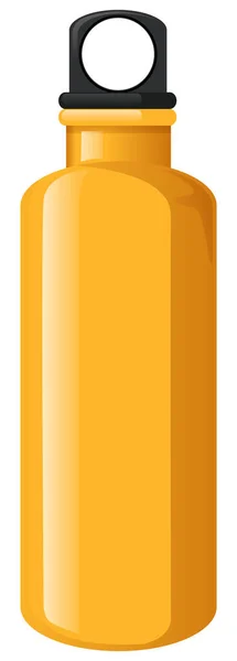 Μπουκάλι Νερού Κίτρινο Χρώμα Εικονογράφηση — Διανυσματικό Αρχείο