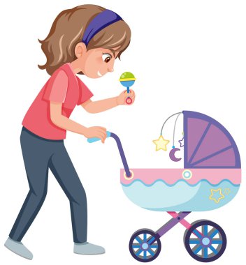 Anne ve mutlu çocuk beyaz arkaplan resimlerinde