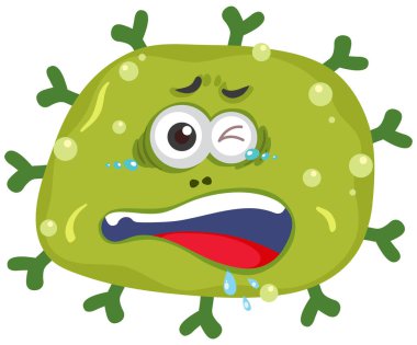 Yüz tanıtımında ifade olan tek bir virüs hücresi