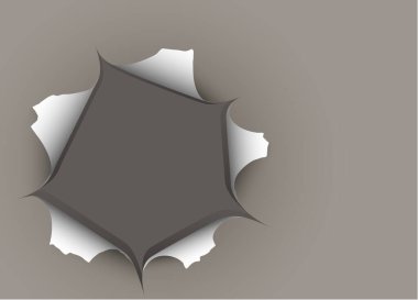 Kırık delik illüstrasyonunun arka planı