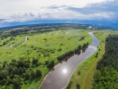 Maksatikha yakınındaki Mologa Nehri üzerinde