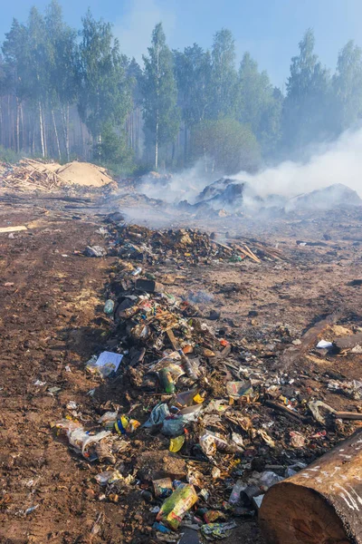 Katı atık düzenli depolama ateş