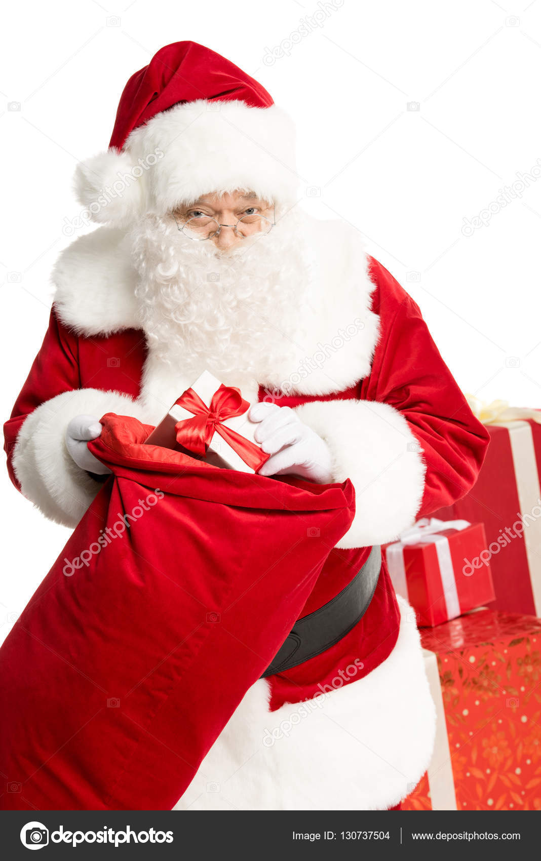 Santa Claus Taking Out Christmas Gift From Sack Stock Photo Image By C Arturverkhovetskiy Santa Claus Taking Out Christmas Gift From Sack Stock Photo Image By C Arturverkhovetskiy
