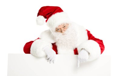 Noel Baba ile beyaz tahta