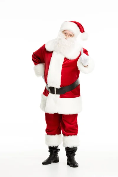 Santa Claus poseren en gebaren — Gratis stockfoto