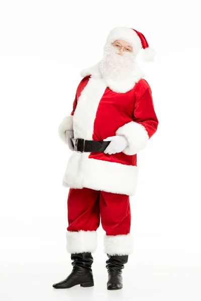 Santa Claus posing and gesturing — Stock Photo, Image