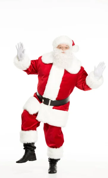 Санта-Клауса постановки і жестикулюючи — Безкоштовне стокове фото