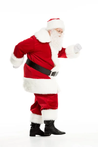 Santa Claus poseren en gebaren — Gratis stockfoto