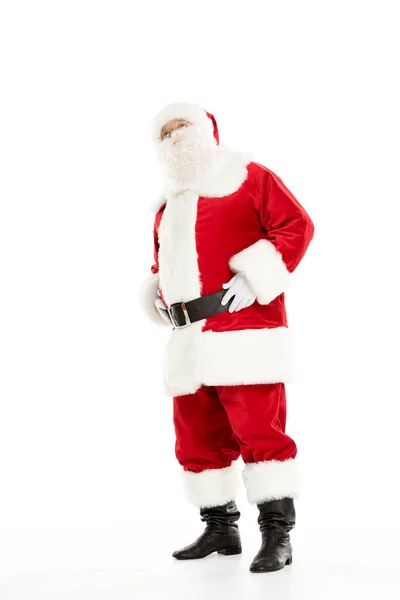 Santa Claus patrząc w górę — Darmowe zdjęcie stockowe