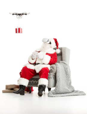 Noel Baba dron kullanarak 