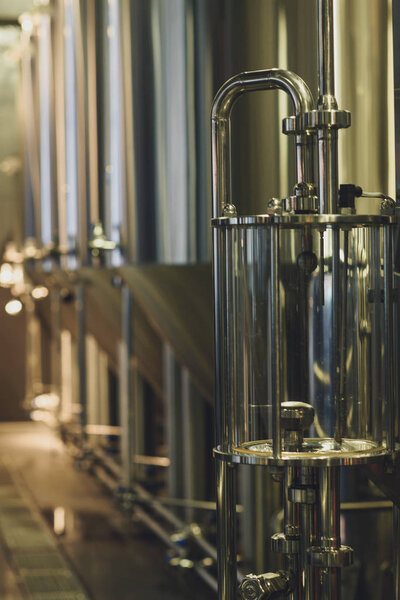 Modern brewery equipment 