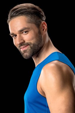 Atletik erkek spor giyim 