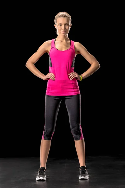 Sporty woman in sportswear — Stock Photo, Image