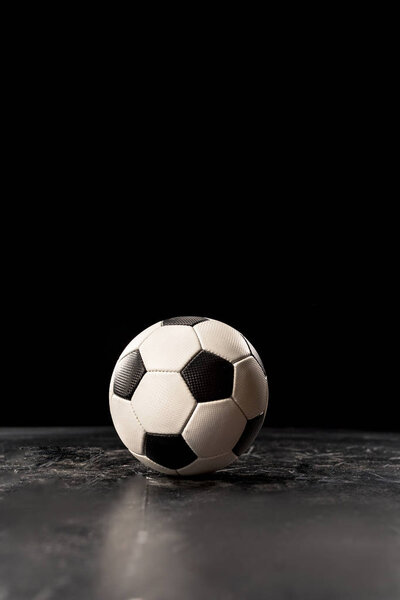 Soccer ball on floor