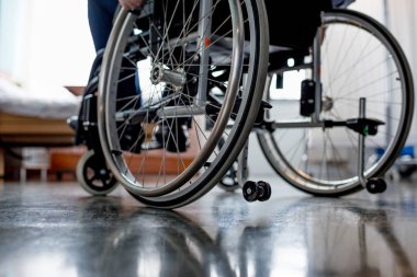 Senior patient in wheelchair