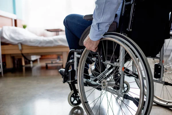 Senior patient in wheelchair — Stock Photo, Image