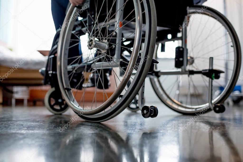 Senior patient in wheelchair