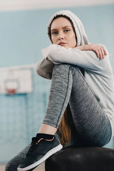 Молода жінка спортивний — стокове фото