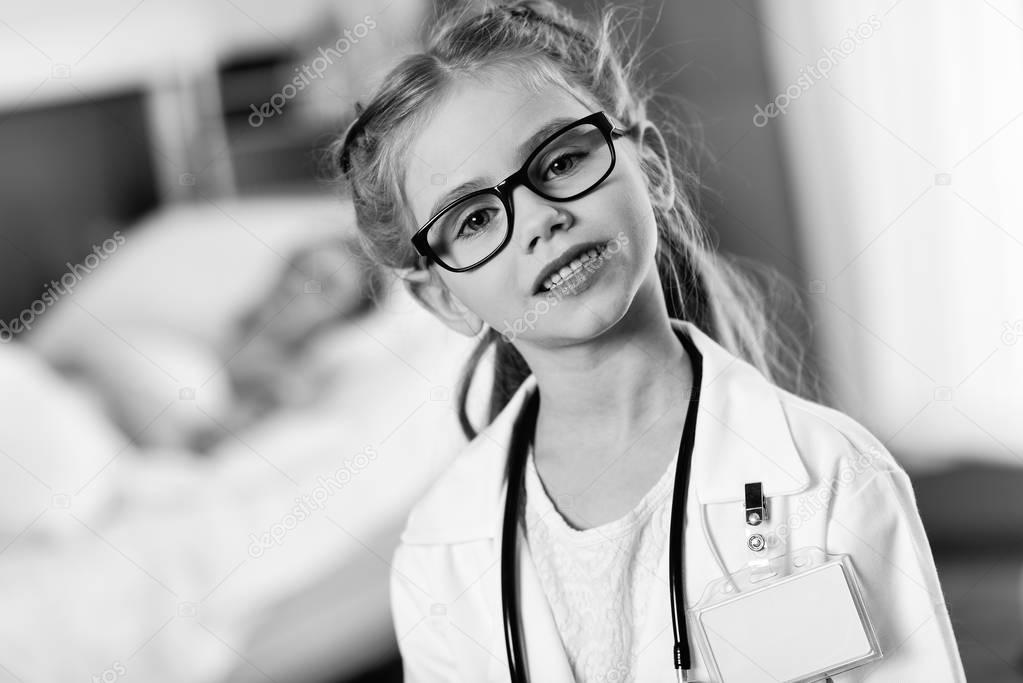 Little girl doctor