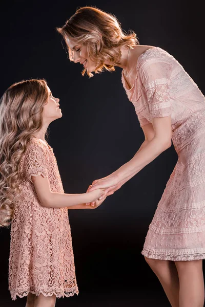 Beautiful mother and daughter — Stock Photo, Image