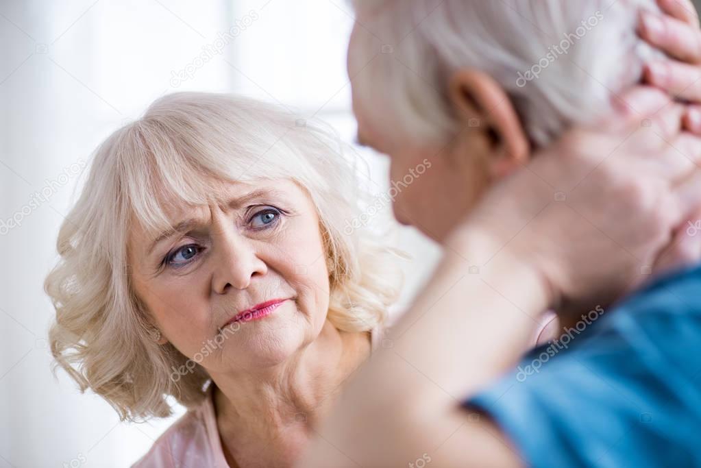 Man with neck pain