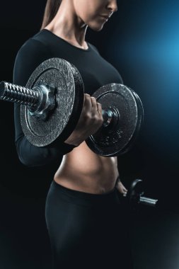 sporcumuz dumbbells ile eğitim   