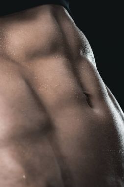 kadın kaslı vücudu  