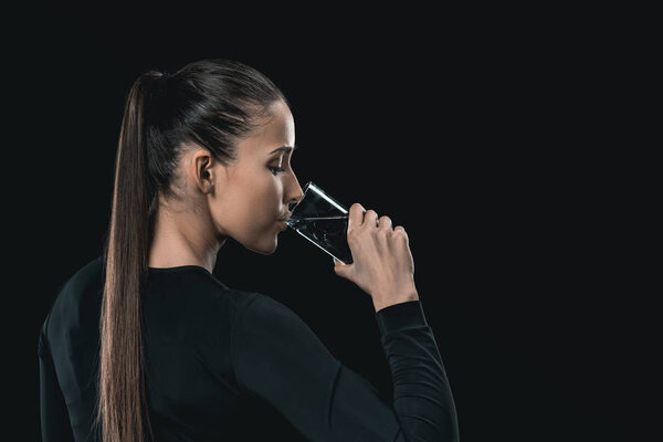 Woman drinking water 