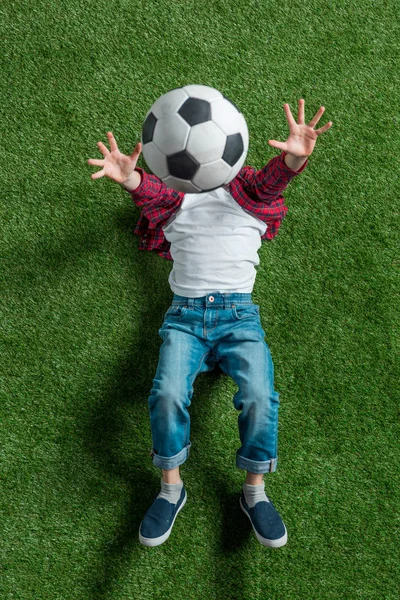 Boy with soccer ball