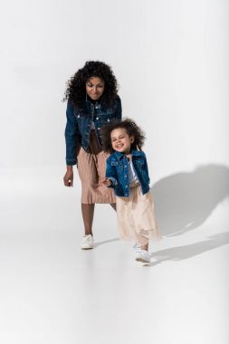 Güzel Afro-Amerikan Aile