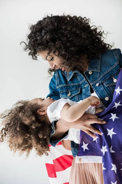 Mother embrace daughter — Stock Photo, Image