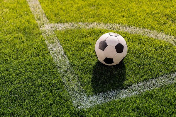 soccer ball on grass