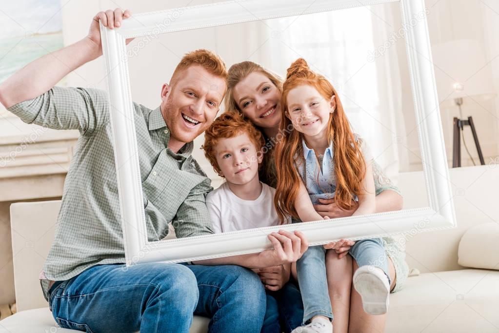 beautiful redhead family 