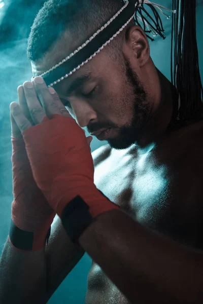Atleta Muay Thai — Foto de Stock