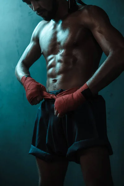 Muay Thai idrottsman — Stockfoto